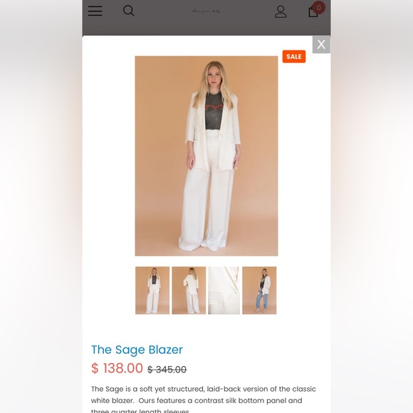 Blue Jean Baby “The Sage blazer” - Picture 9 of 9